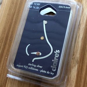 free 🌿 silver gold and rose gold nose studs